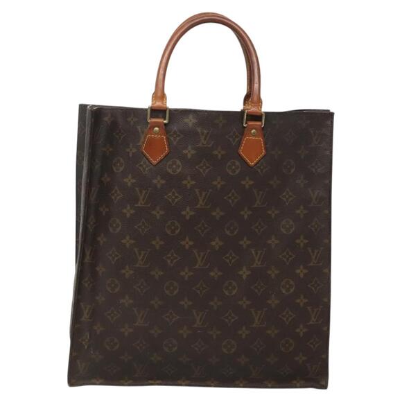LOUIS VUITTON Monogram Sac Plat Hand Bag M51140 - Picture 2 of 12